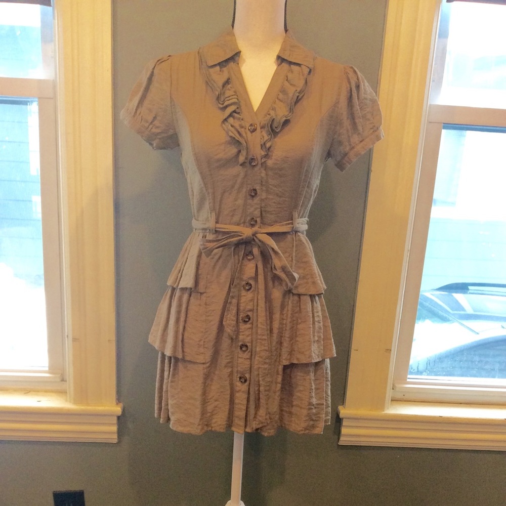 Frilly green dress